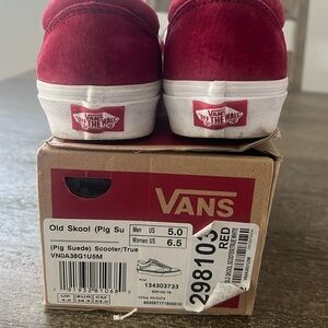 Slightly used vans women’s 6.5